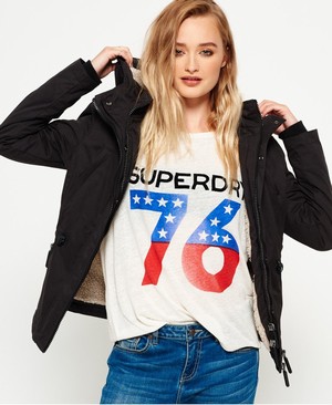 Superdry Boxy Snorkle Hooded SD-Windparka Női Kabát Fekete | LCXDU3069